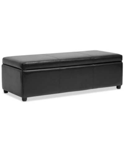 Furniture Danan Ottoman In Black