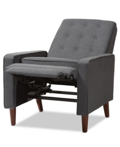 Furniture Mathias Lounge Chair In Grey