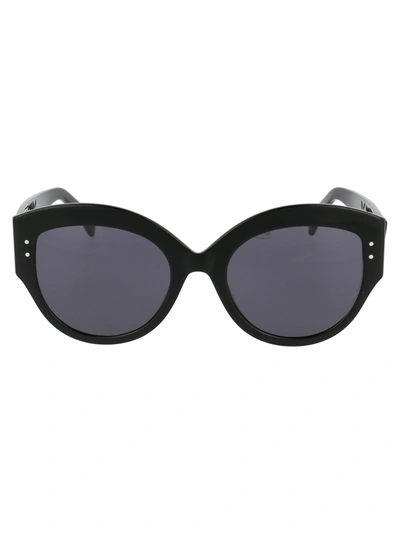 Alaïa Aa0040s Sunglasses In 001 Black Black Grey