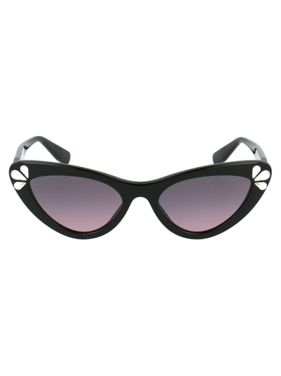 Miu Miu 0mu 01vs Sunglasses In 152146 Pink Gradient Grey