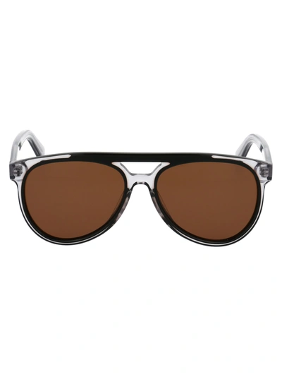 Ferragamo Sf945s Sunglasses In 013 Black Grey