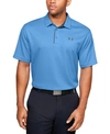 Under Armour Men's Tech Polo T-shirt In Green Citrine