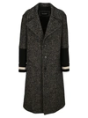 NEIL BARRETT HERRINGBONE COAT,11505653