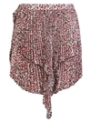 Wandering Waterfall Hem Asymmetric Mini Skirt In As Sample