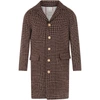 GUCCI BROWN COAT FOR KIDS WITH ICONIC G,616187 XWAJQ 2007