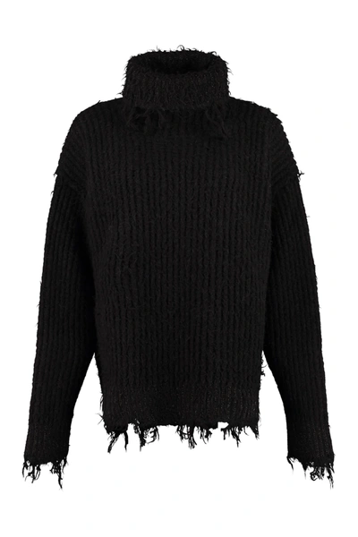 MONCLER 2 MONCLER 1952 - RIBBED TURTLENECK SWEATER,9F70400A9449 999