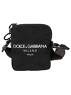 DOLCE & GABBANA LOGO-PRINT MESSENGER BAG,11464340