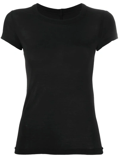 Rick Owens Lightweight Round-neckt-shirt In Black