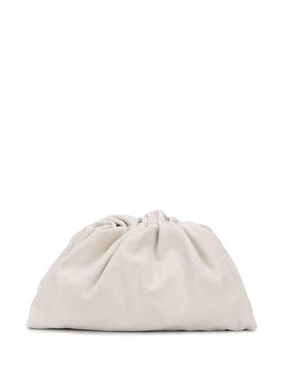 Bottega Veneta The Pouch Clutch Bag In White