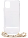 ROSANTICA CRYSTAL CHAIN-EMBELLISHED IPHONE 11 PRO CASE