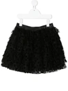 GIVENCHY RUFFLE MESH SKIRT