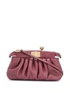 FENDI PEEKABOO LEATHER HANDBAG