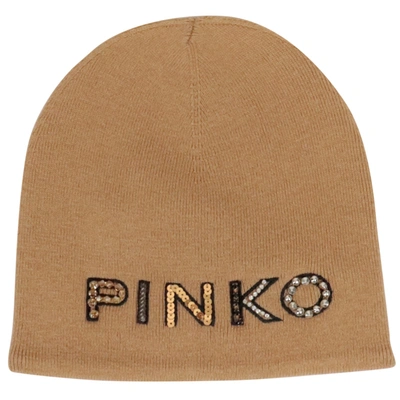 Pinko Tropicale Hat In Beige