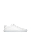Common Projects White Perforated Achilles Low Sneakers In White