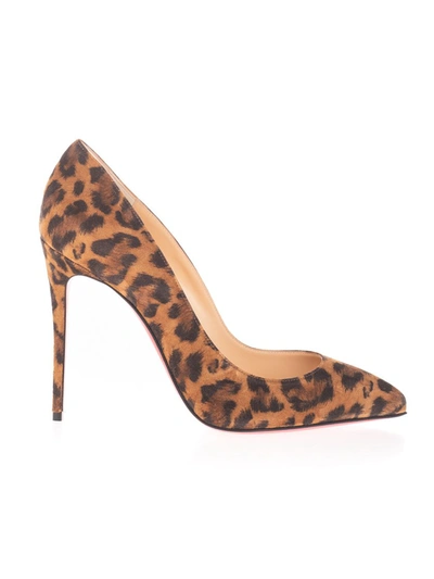 Christian Louboutin Women's Brown Leather Pumps