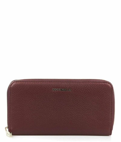 Coccinelle Wallet With Nappa Leather In Red