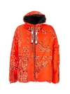 KHRISJOY KHRISJOY ORANGE DOWN JACKET,BFPK036ANYBDOF01 4