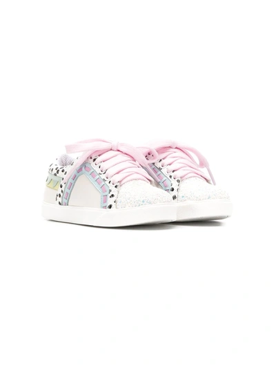 Sophia Webster Mini Kids' Embellished Trainers In White