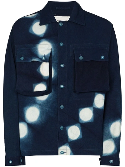 Story Mfg. Helix Printed Jacket In Blue