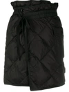 MONCLER QUILTED WRAP SKIRT