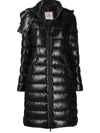 Moncler Moka Quilted Down Coat In Black