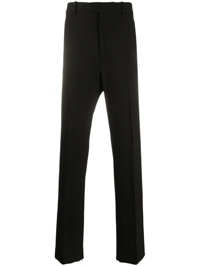 Bottega Veneta Straight-leg Tailored Trousers In Black