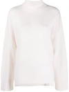 Le Kasha Merida Funnel-neck Cashmere Jumper In White