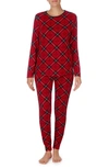 LAUREN RALPH LAUREN PLAID PRINT PAJAMAS,LN92022