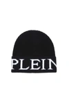 PHILIPP PLEIN BLACK WOOL HAT,D6A53151-4F50-6466-6B51-02293FCC49B7