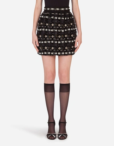 Dolce & Gabbana Embroidered Miniskirt