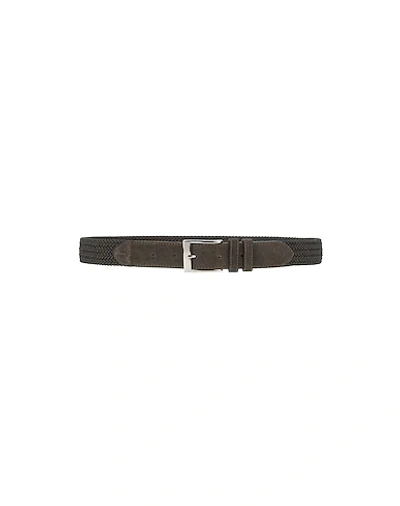 Andrea D'amico Fabric Belt In Military Green