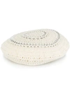 GANNI RING DETAIL KNITTED BERET