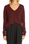 VINCE WEEKEND V-NECK CASHMERE SWEATER,V695678133