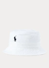 Polo Ralph Lauren Cotton Bucket Hat In Classic Wine