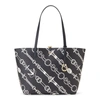 Lauren Ralph Lauren Faux-leather Reversible Tote In Anchored Ropes/lauren Nav