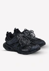 Balenciaga Track Logo-detailed Mesh And Rubber Sneakers In Black