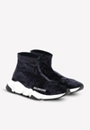 BALENCIAGA SPEED CRUSHED VELVET SOCK SNEAKERS