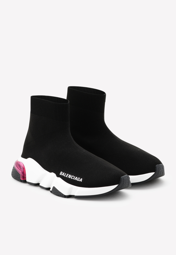 pink balenciaga speed trainers