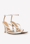 Bottega Veneta Strappy Square-toe Sandals In White