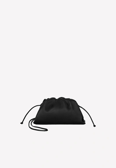 Bottega Veneta The Mini Pouch In Calfskin In Black