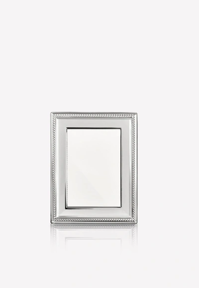 Christofle Perles Silver-plated Picture Frame- 13 X 9 Cm