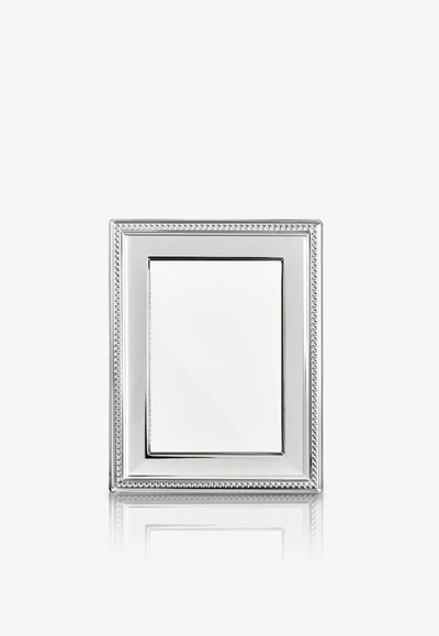 Christofle Perles Silver-plated Picture Frame- 15 X 10 Cm