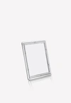 CHRISTOFLE RUBANS SILVER-PLATED PICTURE FRAME- 13 X 9 CM