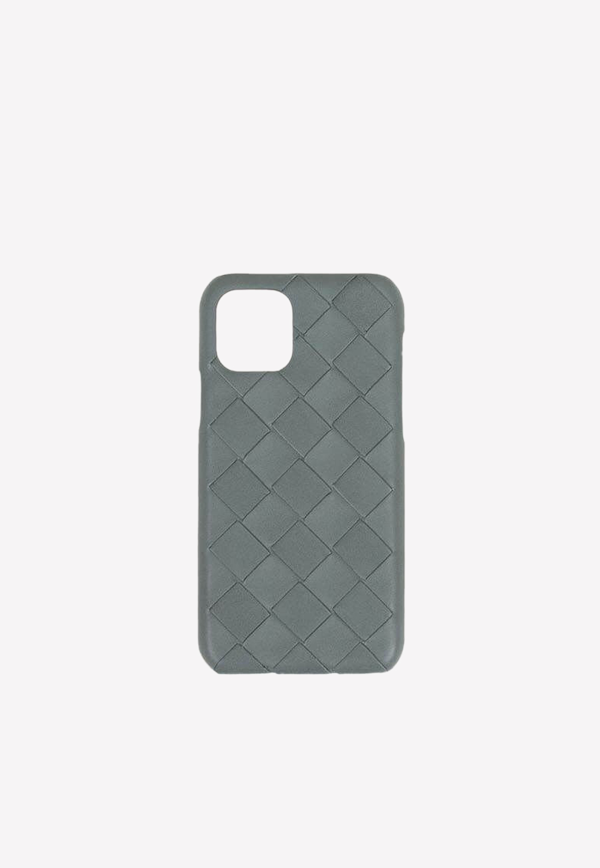 Bottega Veneta Iphone 11 Pro Leather Phone Case In Grey | ModeSens