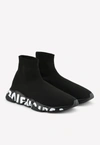Balenciaga Speed Sneakers In Black