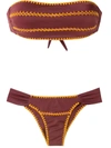 BRIGITTE CROCHET BANDEAU SET BIKINI