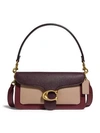 Coach Tabby Colorblock Leather Shoulder Bag In Wine