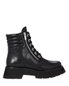 3.1 Phillip Lim Kate Lug-sole Zip Duo Combat Booties, Black