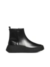 PRADA PRADA WEDGED ANKLE BOOTS