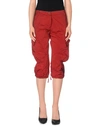 Scervino Street Cropped Pants In Brick Red